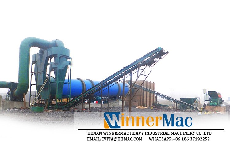 Desulfurization gypsum rotary dryer